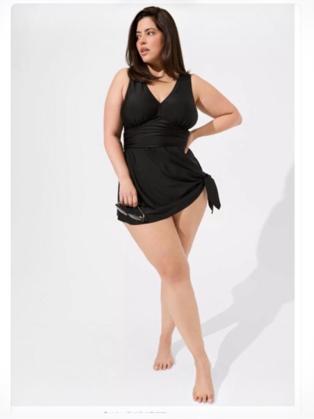 Torrid asymmetrical swimsuit size 1